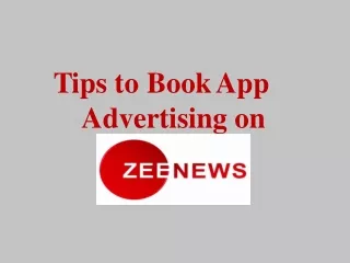 tips to bookapp advertising on