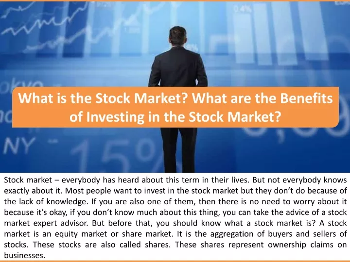 what is the stock market what are the benefits