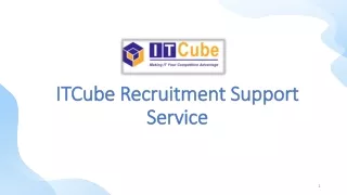 ITCube Recruitment Support Service
