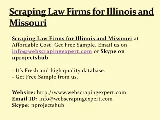 scraping law firms for illinois and missouri