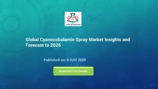 global cyanocobalamin spray market insights