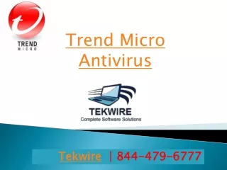 Trend Micro Antivirus - 8444796777 - Tekwire