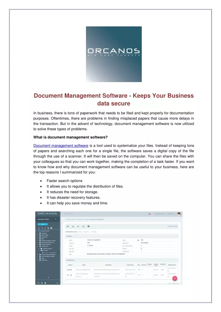 document management software keeps your business