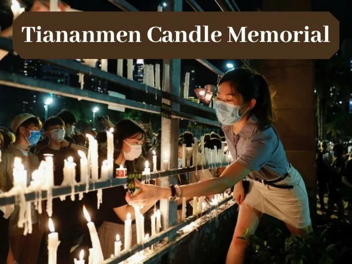 hong kongers defy ban and hold tiananmen candle memorial