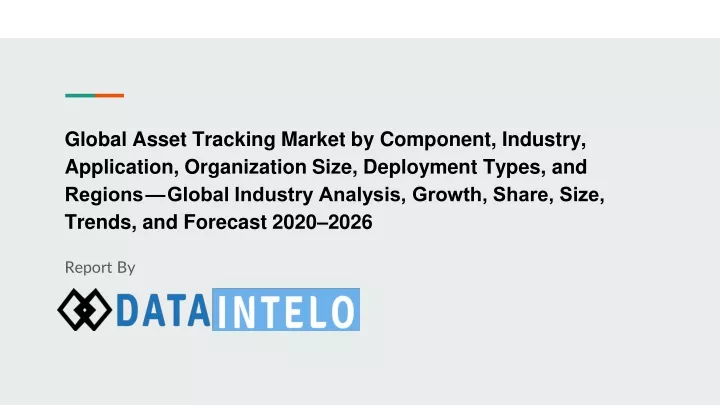 global asset tracking market by component