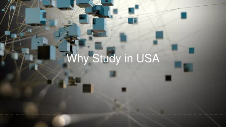 why study in usa