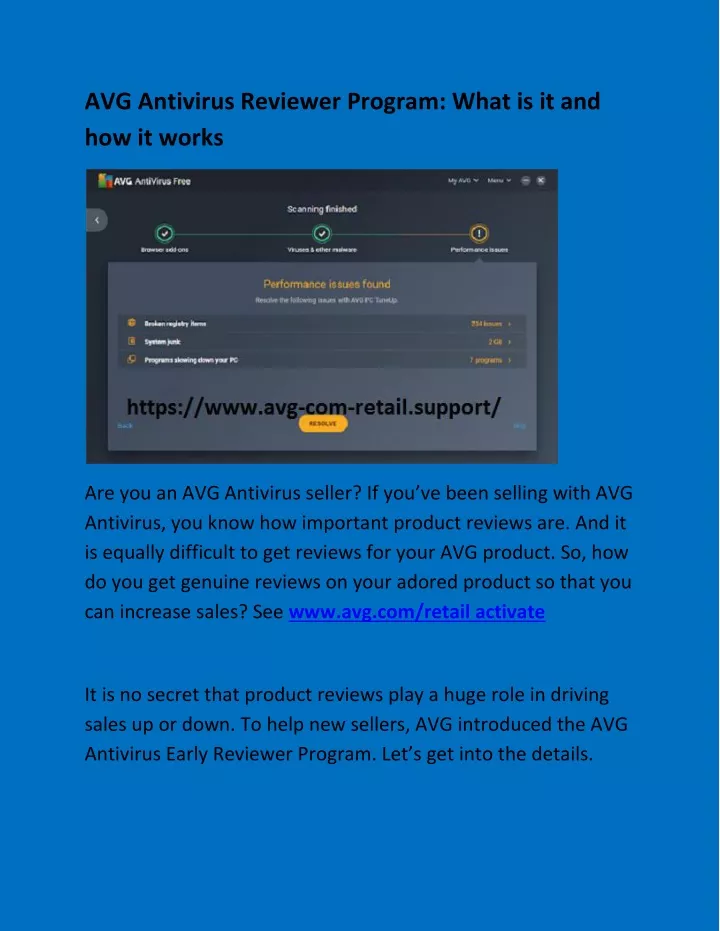 avg antivirus reviewer program what