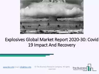 explosives global explosives global market report