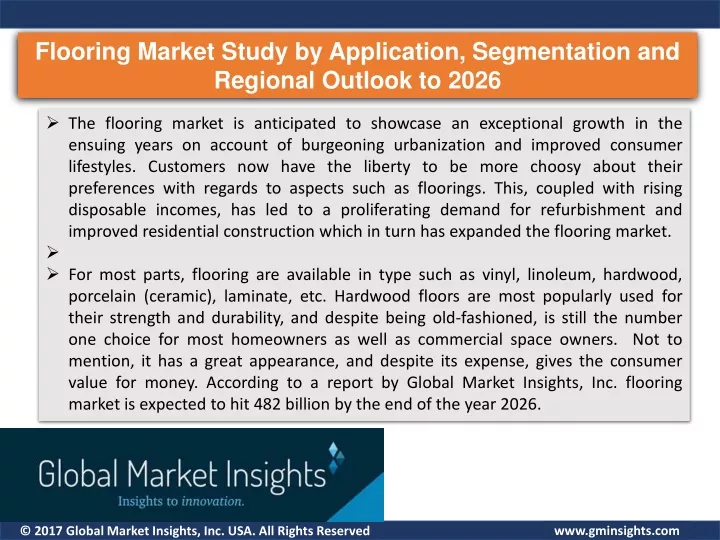 flooring market study by application segmentation