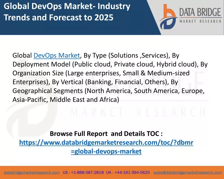 global devops market industry trends and forecast