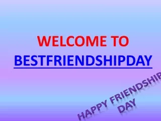 welcome to bestfriendshipday
