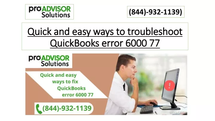 quick and easy ways to troubleshoot quickbooks error 6000 77