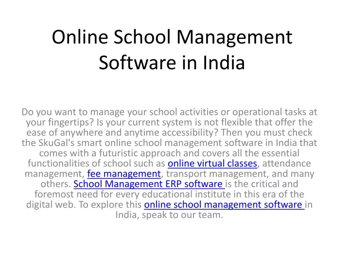 online school management software in india