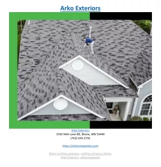arko exteriors