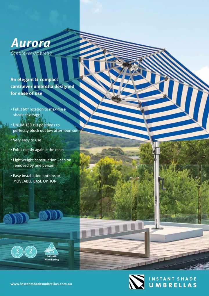 aurora cantilever umbrella