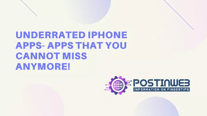 underrated iphone apps apps that you cannot miss