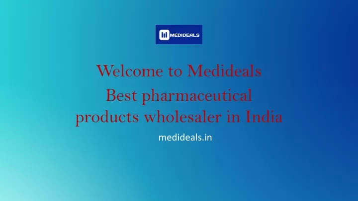 welcome to medideals