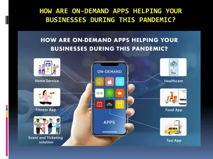 how are on demand apps helping your businesses during this pandemic