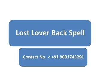 lost lover back spell
