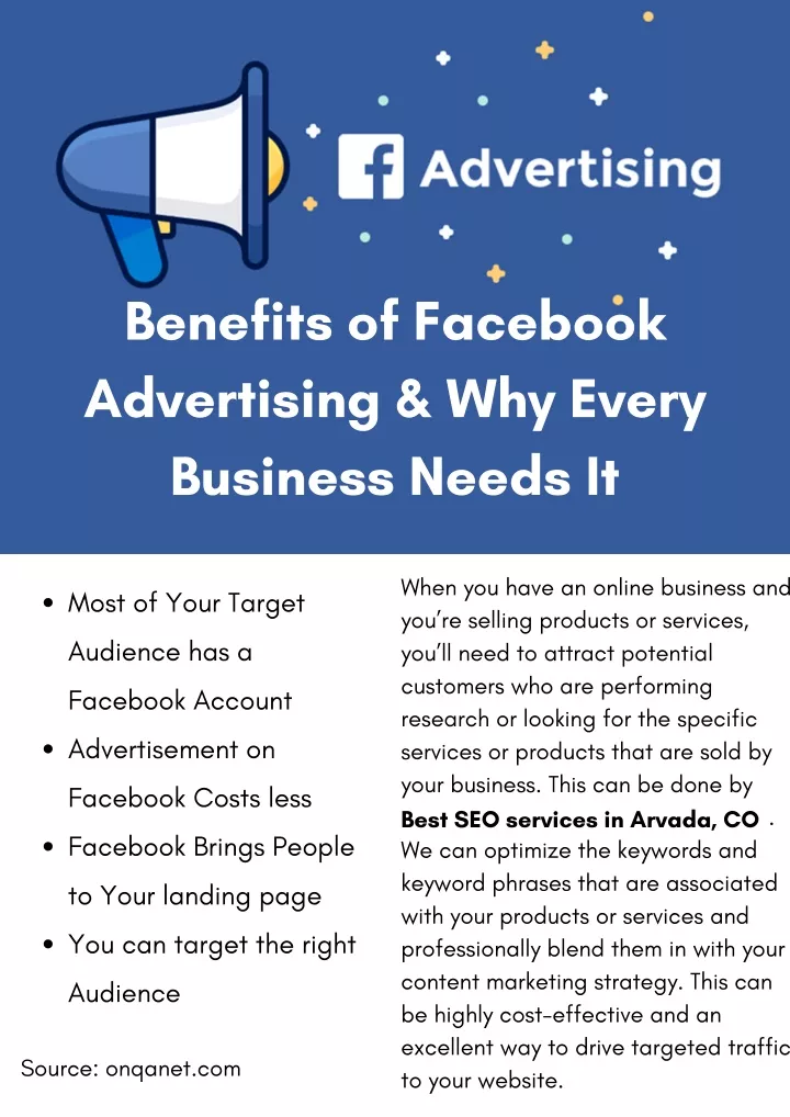benefits of facebook advertising why every