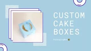 custom cake boxes