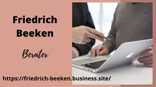 Friedrich Beeken/über Beratung