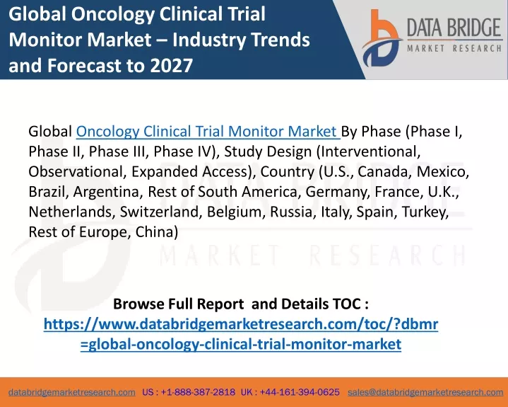 global oncology clinical trial monitor market