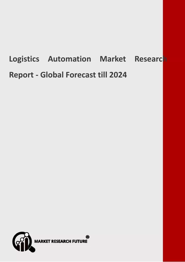 logistics automation market research report
