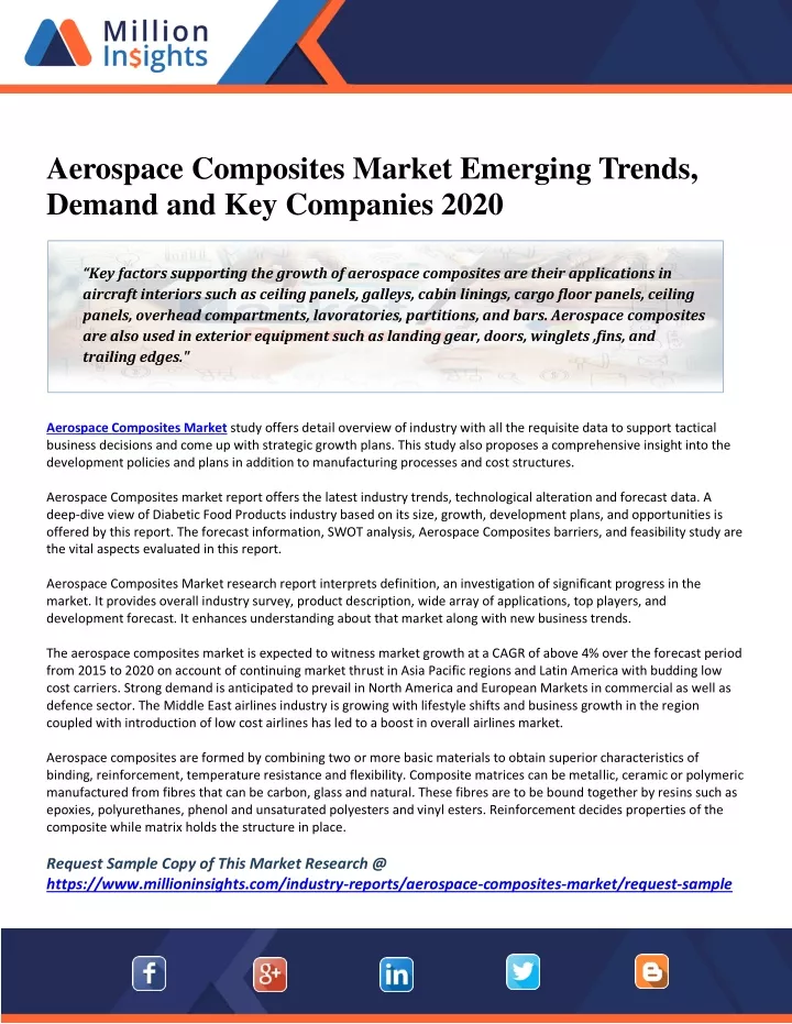aerospace composites market emerging trends