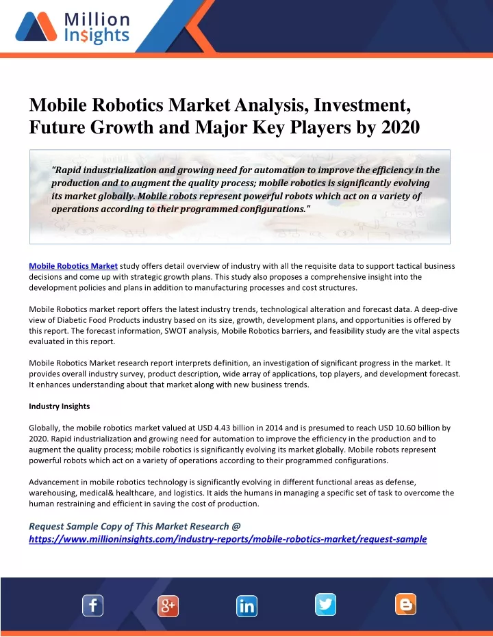 mobile robotics market analysis investment future