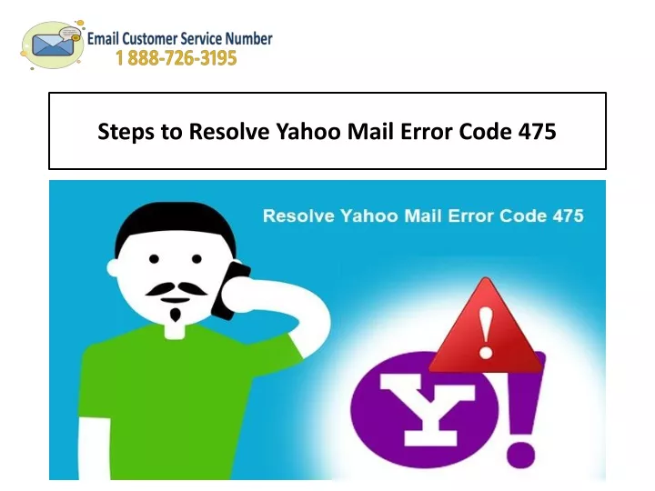 steps to resolve yahoo mail error code 475