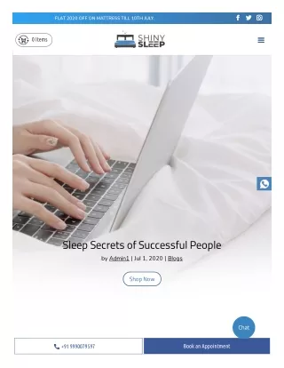 Sleep Secrets of Successful People. - Shinysleep.com
