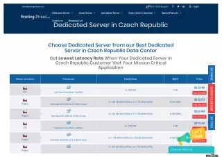 Czech Republic Dedicated Server