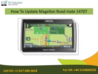 how to update magellan road mate 1470