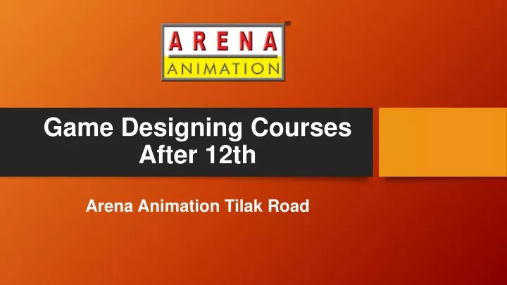 game designing courses after 12th