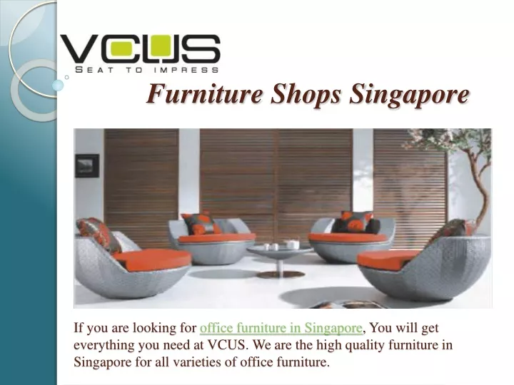 furniture shops singapore