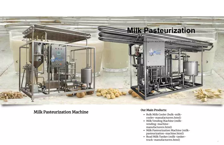 milk pasteurization