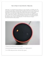 How to Setup & Connect Echo Dot - Helpsection - slide 1
