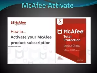mcafee activate