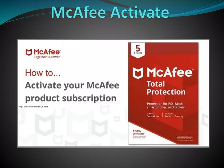 mcafee activate