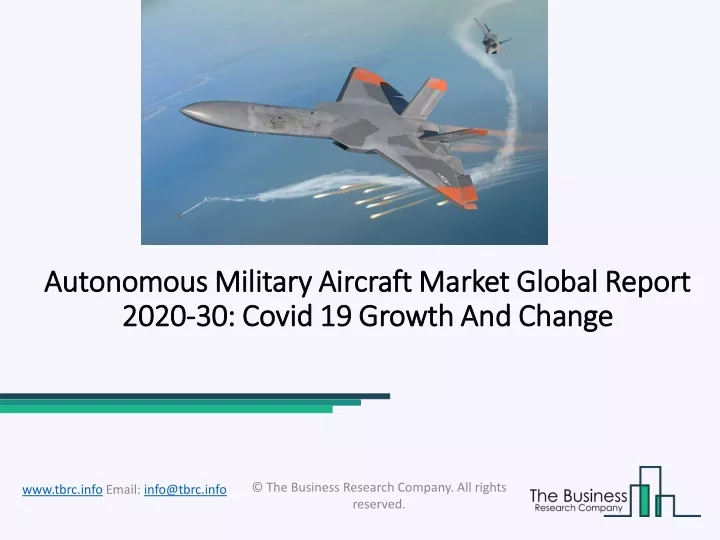 autonomous military aircraft market global report