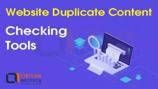 Website Duplicate Content Checking Tools