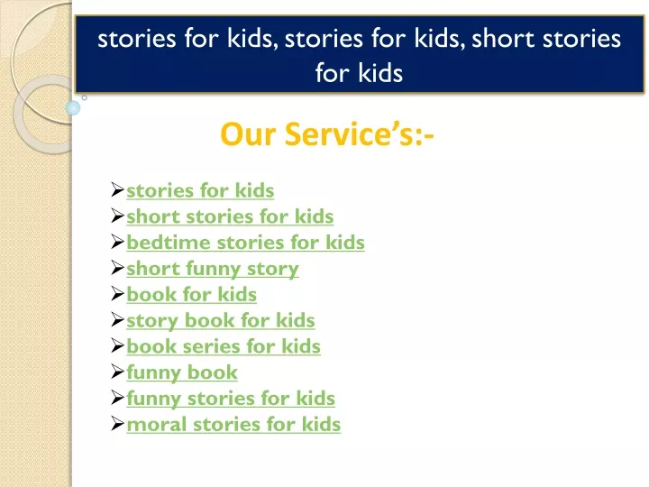 stories for kids stories for kids short stories