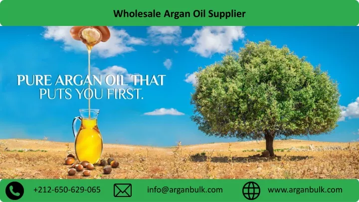 wholesale argan oil supplier