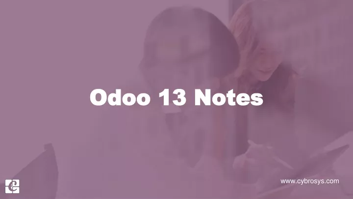 odoo 13 notes