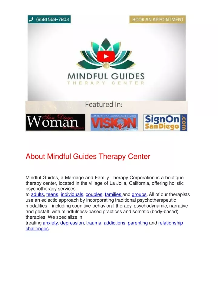 about mindful guides therapy center