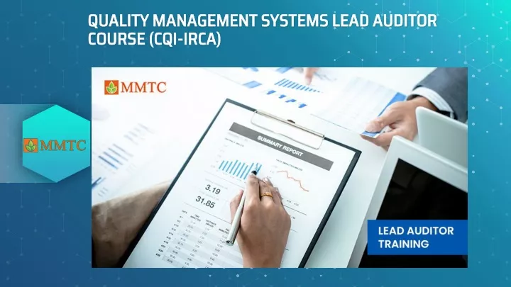 quality management systems lead auditor course cqi irca