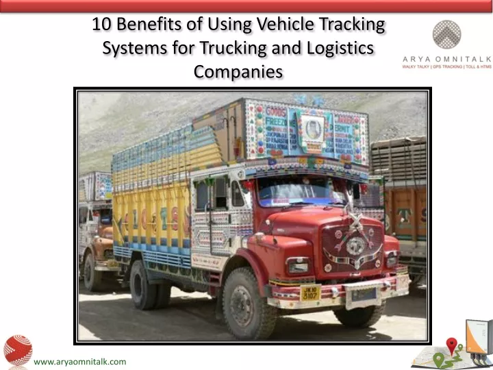 10 benefits of using vehicle tracking systems for trucking and logistics companies