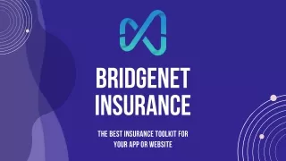 The Best Insurance toolkit for your App or Website