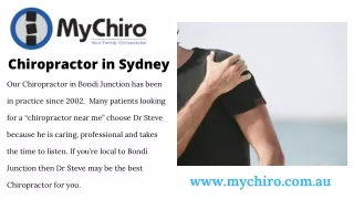 Bad Posture Treatment Sydney | My Chiro